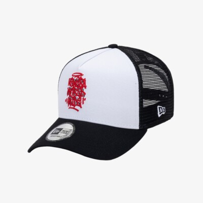 New Era Graffiti A-Frame Trucker Cap, White