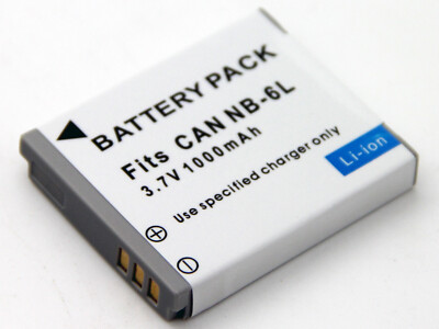 3.7V Battery / Charger For NB-6LH NB-6L Canon PowerShot SX700 HS