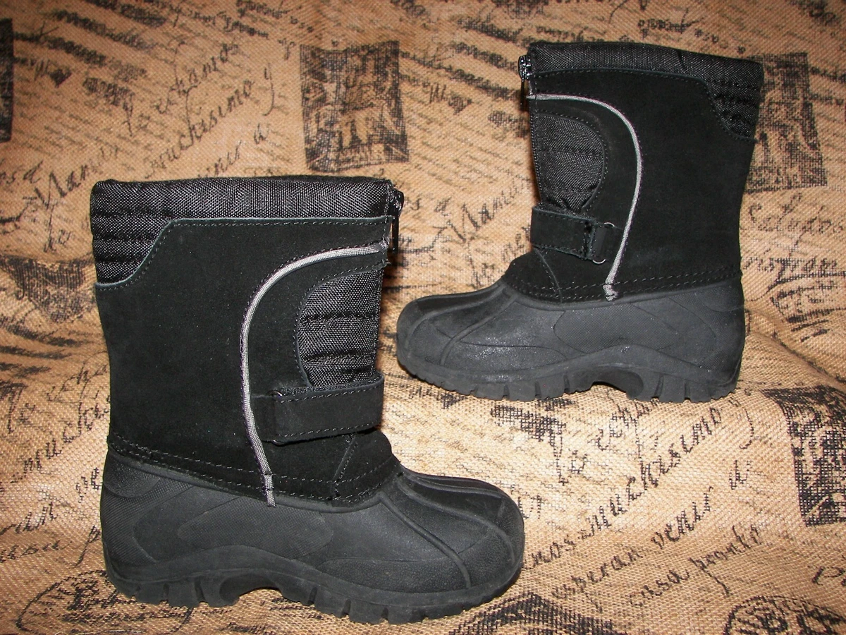 Toddler boots cheap boy black