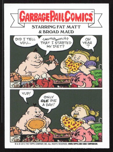 Garbage Pail Kids 2013 Mini Cards #125b Mothy Martha NM - Picture 2 of 2