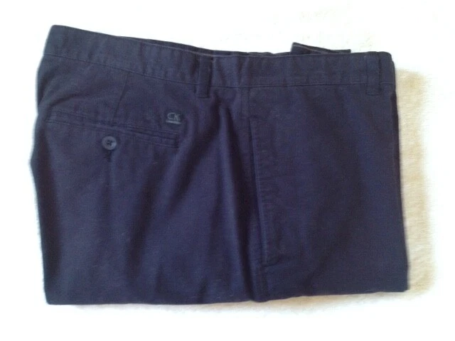 Calvin Klein Men's Mercer Easy Fit Cotton Straight Leg Flat Front Pants 38X32in.