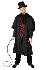 Kostüm Kutschermantel Weste Jabot Dracula Vampir Gr. 46/48 Halloween Karneval 