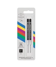 Parker Economy Refills Black Fine Pack Of 2 #2166541 New In Pack