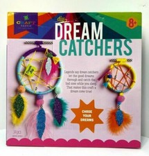 Craft Tastic   DIY Dream Catchers Craft Kit Makes 2 Dream Catchers Age 8 , NEW