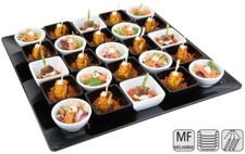 Melamin Tablett, quadratisch, Serie "PURE", stapelbar, Farbe und Größe wählbar