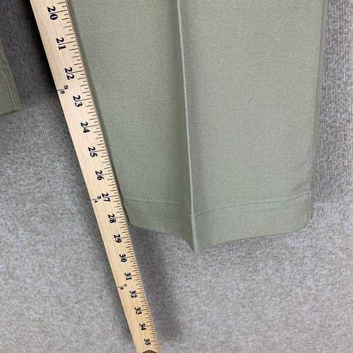 Pantaloni Dickies 36x28 Made in USA da uomo da lavoro cachi gamba affusolata vita alta tacco cerniera - Foto 7 di 16