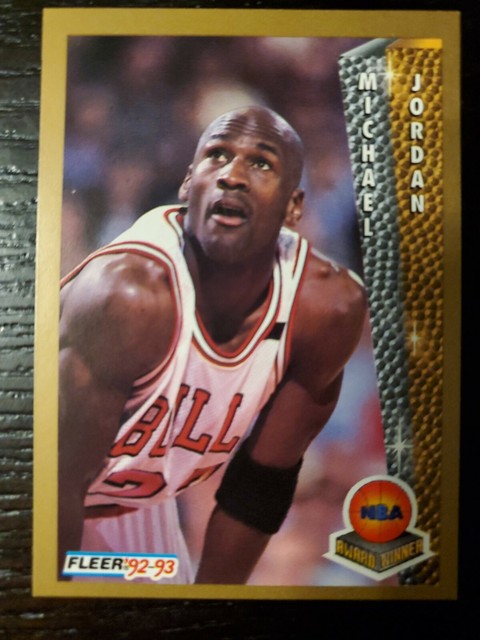Michael Jordan Fleer 92 93 NBA Award Winner Card 246 EBay