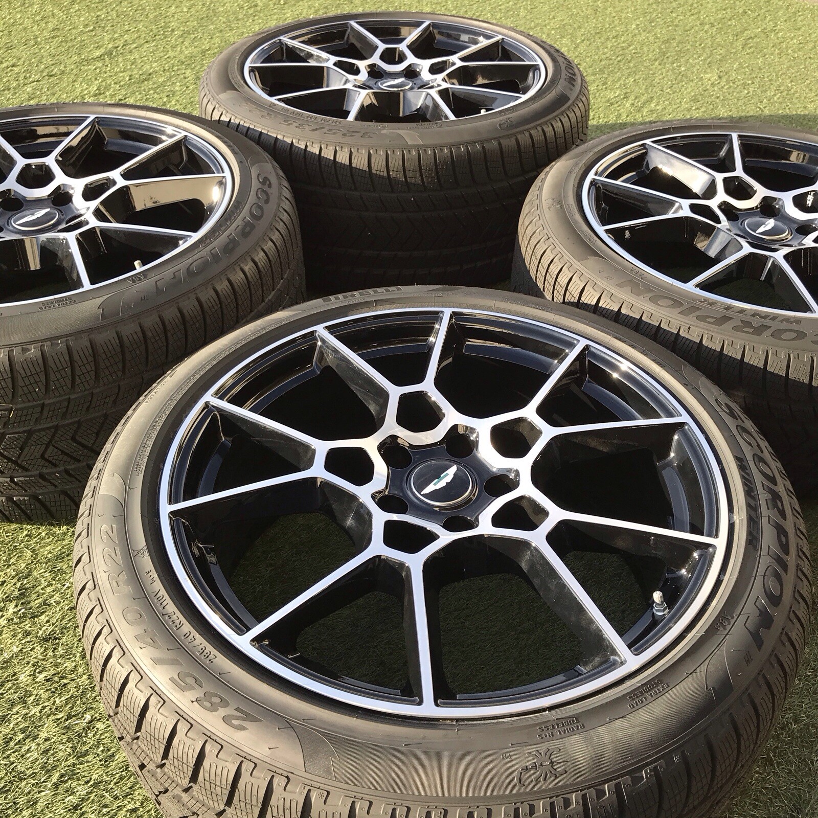 22 ASTON MARTIN DBX RIMS TIRES NEW SET WINTER FACTORY OEM STOCK ORIGINAL 2024