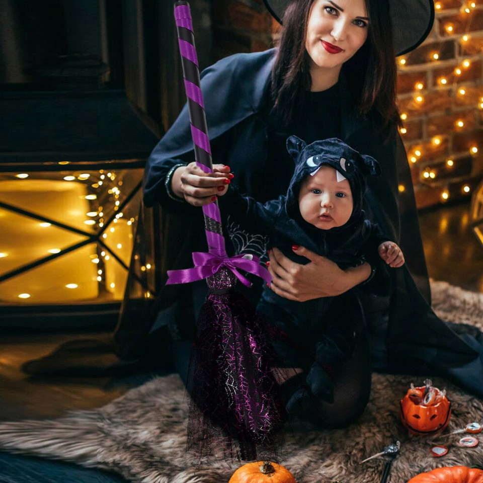 4 Count Wicked Witches Broom Flying Masquerade Party Supplies Mesh eBay