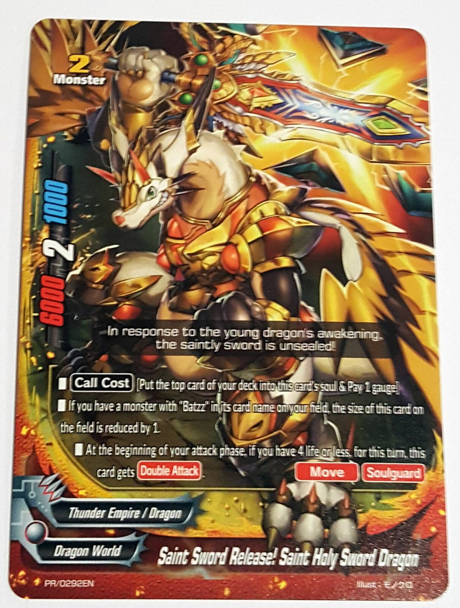 Buddyfight - Saint Sword Release! Saint Holy Sword Dragon - PR