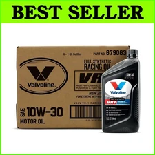 America's #1 10W-30 Full Synthetic Oil - Case of 6 for Extreme Engine Protection