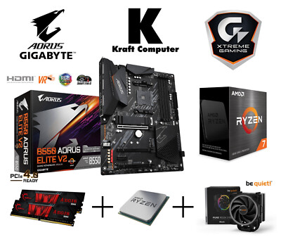 PC Bundle AMD Ryzen 7 5800X (8x4,7GHz)+Gigabyte B550 AORUS ELITE V2+16GB 3600MHz