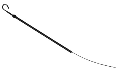 SB Chrysler Black Steel Engine Oil Dipstick Tube Dip Stick Mopar 273 318 340