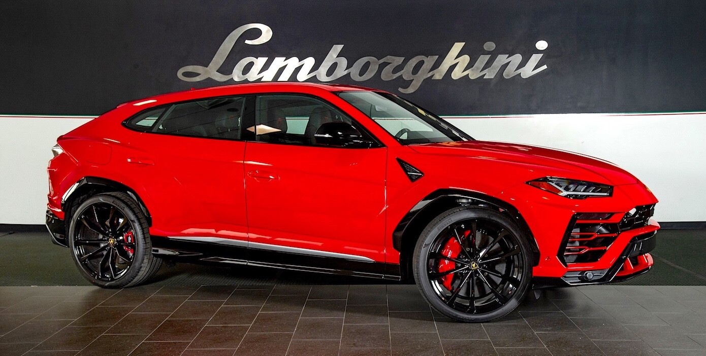 PERFECT Factory Lamborghini Urus Wheels Tires 23 inch Black Genuine OEM Taigete