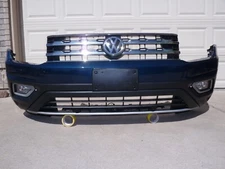 18-20 VW Atlas Premium Complete Front Bumper Cover Assembly Lights Grille Radar