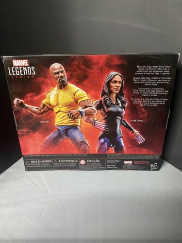Paquete de 2 figuras de acción de Marvel Legends Luke Cage Claire Temple - Imagen 3 de 4