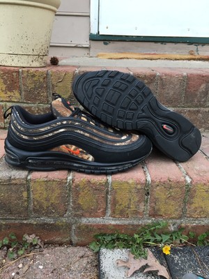 olive green and orange air max