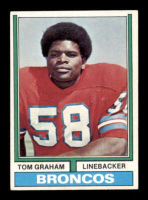 1974 Topps #432 Tom Graham EX/EX+ RC Rookie Broncos 501912