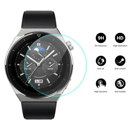 Uniwersalne hartowane prawdziwe szkło 9H folia ochronna Full Glue FOLIA SmartWatch 36mm - Zdjęcie 2 z 5