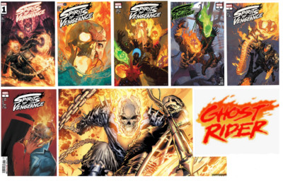 SPIRITS OF VENGEANCE - FULL 6 PART SET - MARVEL COMICS - BAGGED & BOARD