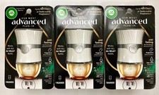Lot 3 Air Wick Warmers Advanced Plug-ins Scented Oil Warmers - 3 Packs Airwick