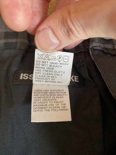 Issey Miyake Herren Hose Gr. 3/4 Medium, Ramie Japan - Bild 8 von 9