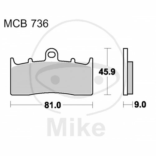Trw Kit Pastiglie Freno, Freno A Disco Mcb582Si - Ricambi auto SMC