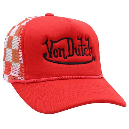 Fashion Plaid Camouflage Embroidered Trucker Hat Breathable Mesh Baseball Cap - Picture 8 of 27