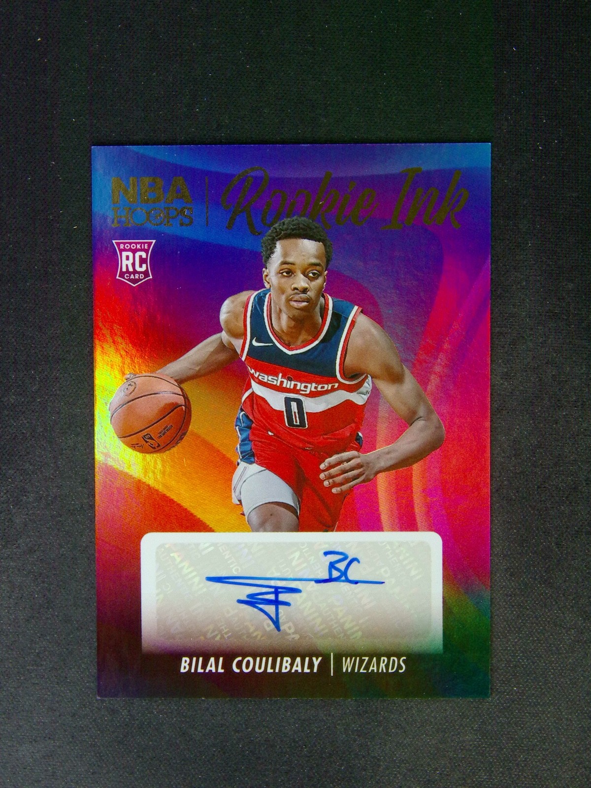 2023-24 Panini NBA Hoops Bilal Coulibaly RC Rookie Ink Auto
