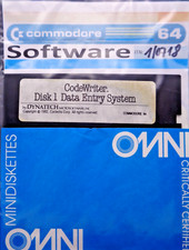 COMMODORE 64/128 -- CODEWRITER DISK 1 DATA EN...