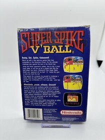 Super Spike V'Ball VolleyBall (NES) Nintendo - CIB - con funda protectora de pl&aacute;stico