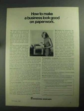 1968 Dennison Compact Copier Ad - Good on Paperwork