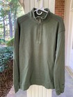 Bob Timberlake Mens Large Cotton Sweater 1/4 Zip Green Pullover Long Sleeve Soft — photo 4