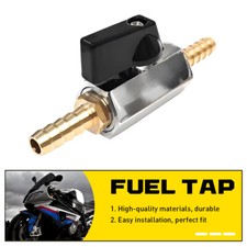 Universal Motorcycle In Line Oil/Fuel Tap 8mm (5/16'') Tails Fuel Tap Valve UK