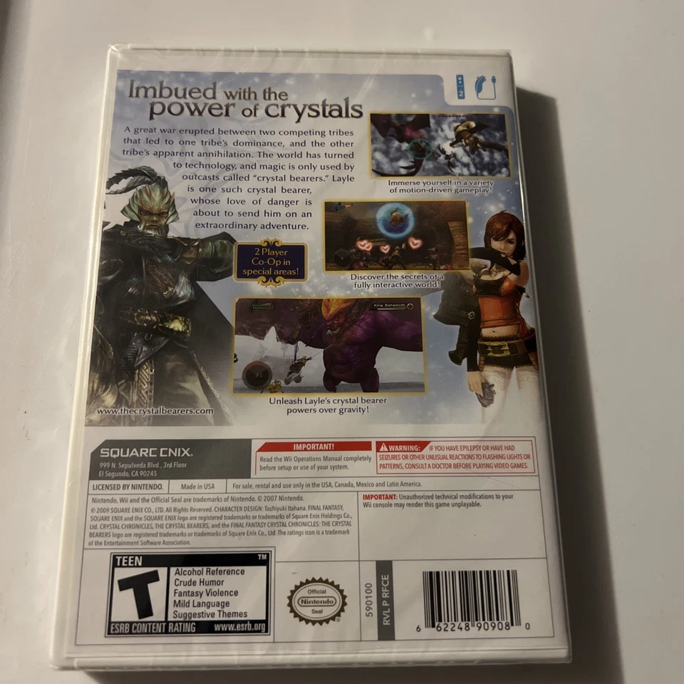 Final Fantasy Crystal Chronicals: Crystal Bearers - Nintendo Wii - Image 2 of 2
