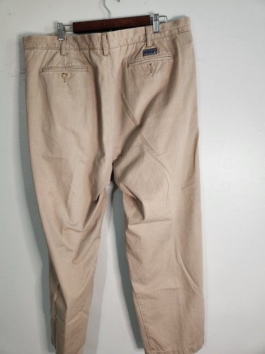 Nautica Pants Mens Size 42x32 Tan Pant Casual Office Date 100% cotton - Picture 3 of 8