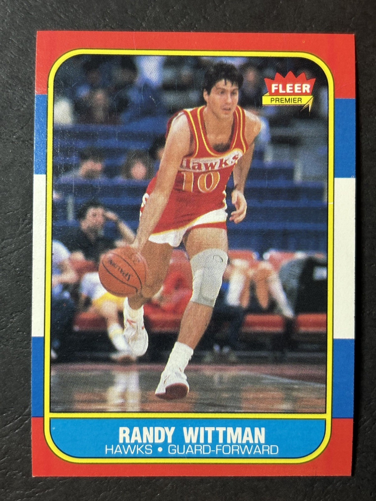 1986-87 Fleer Randy Wittman Rookie #127 Atlanta Hawks NR-MINT