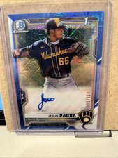 2021 Bowman Chrome - Prospect Autographs Jesus Parra #CPA-JPAR Hta Choice...
