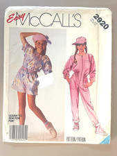 1980's McCall's Girls' Jumpsuit Pattern 2920 Size 7 UNCUT