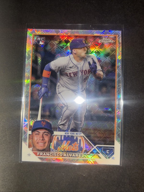 2023 Topps Chrome Rookie *Logo Fractor* Francisco Alvarez Mets