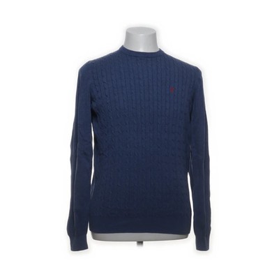 Hampton Republic 27, Strickpullover, Größe: M, Blau, Baumwolle, Einfarbig #fXg