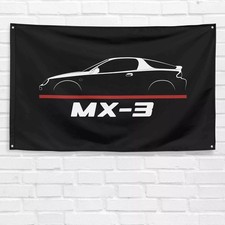 For Mazda Mx-3 1991-1998 Enthusiast 3x5 Ft Flag Banner Birthday Gift For Mazda Mx-3 1991-1998 Enthusiast 3x5 Ft Flag Banner Birthday Gift