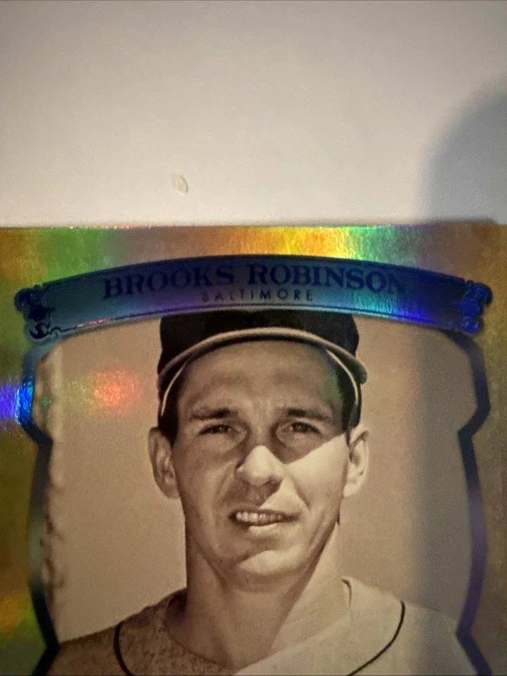 Salón de la Fama Panini 2014 75 aniversario Brooks Robinson marco azul #56/25 Foto 4 de 4