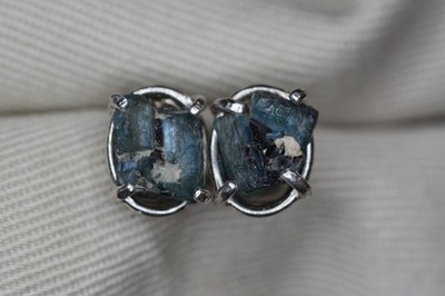 Zertifizierte rohe Alexandrit Ohrringe 4,72ct echte natürliche echte Erde abgebaut AE164
