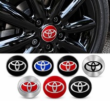 56mm Toyota Style Emblem Stickers Decals 4pcs Car Wheel Center Caps
