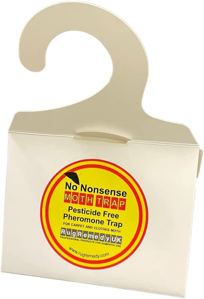 8 x Clothes & Carpet Moth Monitors by RugRemedyUK | A Pesticide Free, Non Toxic,