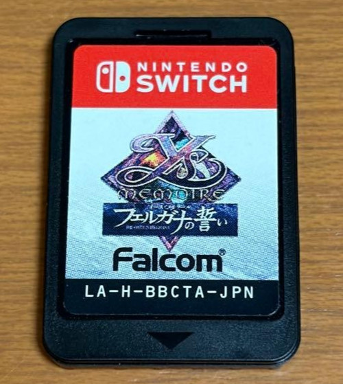 Ys Memoire: The Oath in Felghana Nintendo Switch Cartridge Only Used JPver