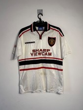 Manchester united 1997/1999 Away Jersey SZ-L Football Shirt Umbro Vintage Soccer