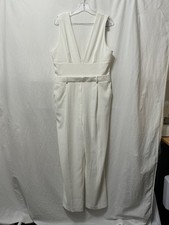 NWT White Reiss Sleeveless Jumpsuit Size 10