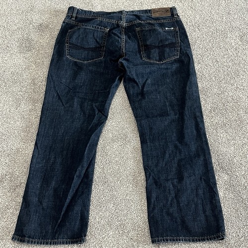 Seven7 Jeans Mens 36x30 Blue Premium Denim Straight Fit Stretch Dark Wash Denim - Picture 21 of 24